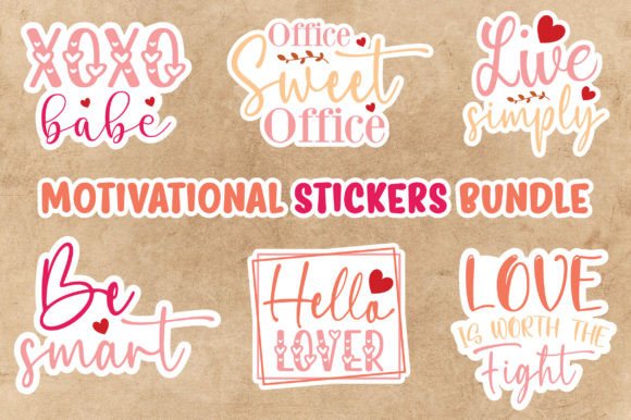 Download Motivational Stickers Bundle - Motivational sticker Collection