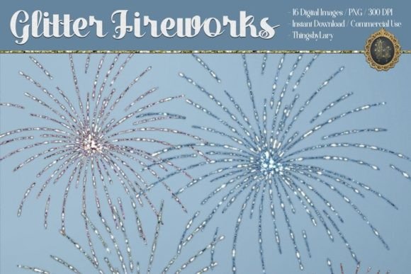 Download Glitter Glowing Fireworks PNG Images - Premium Resources