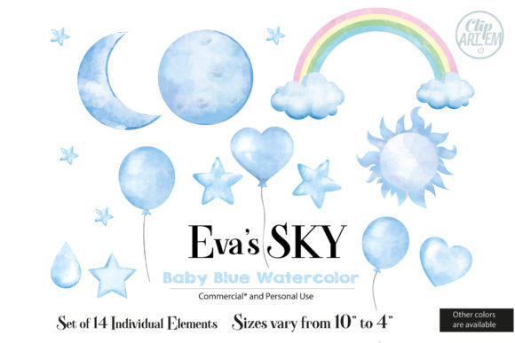 Download Sky Cloud Moon Balloon 14 PNG Images Set - Images Collection