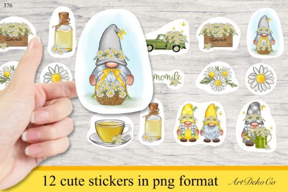 Download Chamomile Printable Digital Stickers - Printable Collection