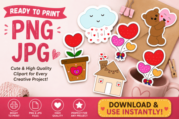 Download Printable Valentine's Day Stickers - Printable Collection
